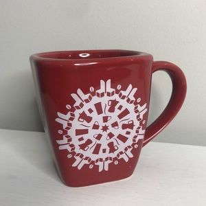Starbucks 2004 Square Snowflake Christmas Mug